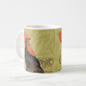 Rooster Steinlen Cocorico French Art Koffiemok (Voorkant links)