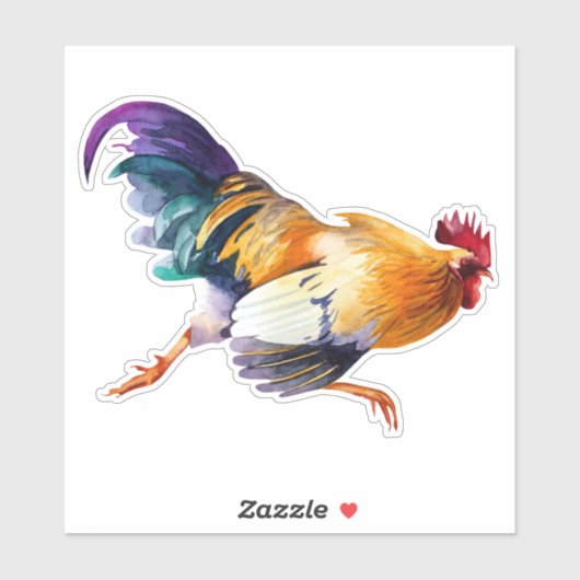Rooster Sticker (Vel)