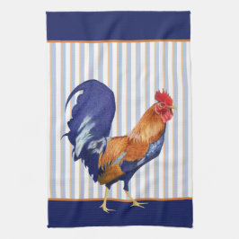Rooster stripes Kitchen Towel Theedoek