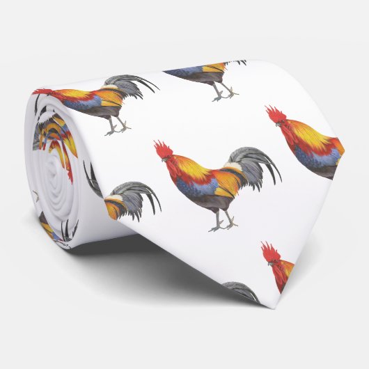 Rooster Stropdas (Opgerold)