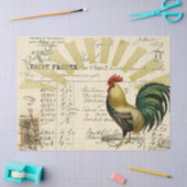 Rooster Sunrise Ephemera ontkoppeling Tissue Tissuepapier (Craft)
