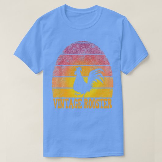 Rooster Sunset Design Triblend T-shirt (Design voorkant)