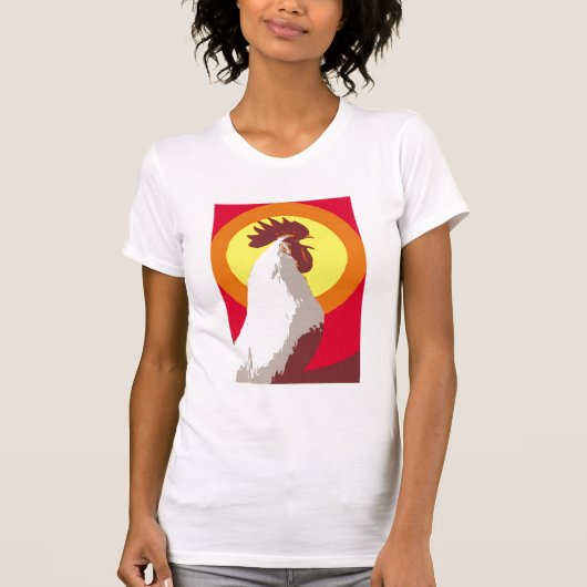 rooster t-shirt (Voorkant)