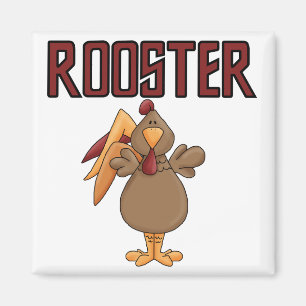 Rooster T-shirts en cadeautjes Magneet