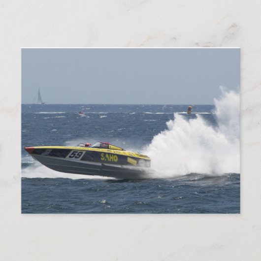 Rooster Tail Briefkaart (Voorkant)