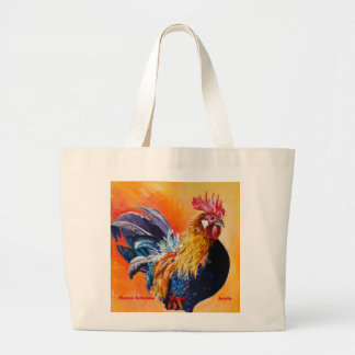 Rooster-Tas Grote Tote Bag