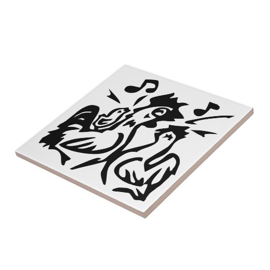 Rooster Tegeltje (Zijkant)