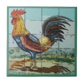 Rooster Tile Mural Tegeltje (Voorkant)