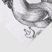  rooster tissuepapier (Detail)