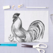  rooster tissuepapier (Craft)