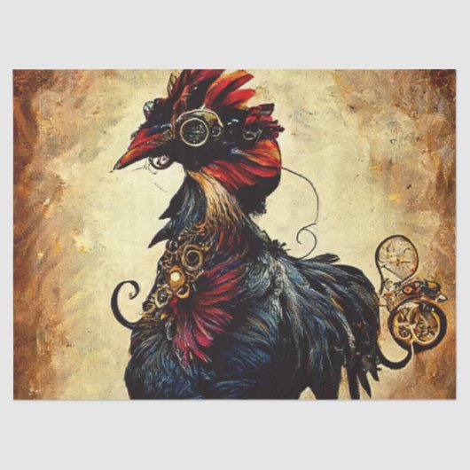  Rooster Tissuepapier (Voorkant)