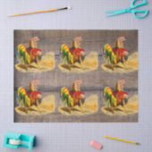 Rooster Tissuepapier (Craft)