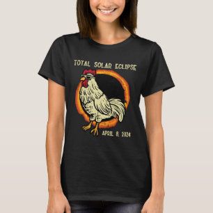 Rooster Totaal Zonneverduistering 2024 April 8 Man T-shirt