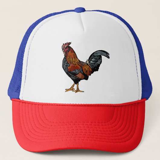 Rooster Trucker Hoed Pet (Voorkant)
