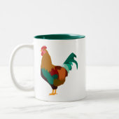Rooster Tweekleurige Koffiemok (Links)