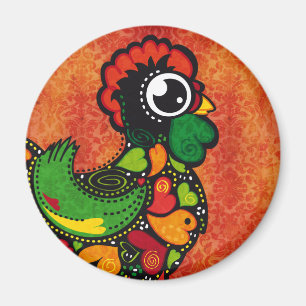Rooster van Barcelona - achtergrond Magneet