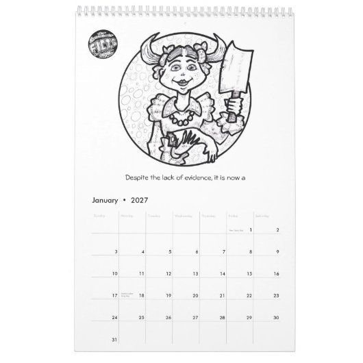 Rooster van de FICTS 2010 Kalender (Jan 2027)