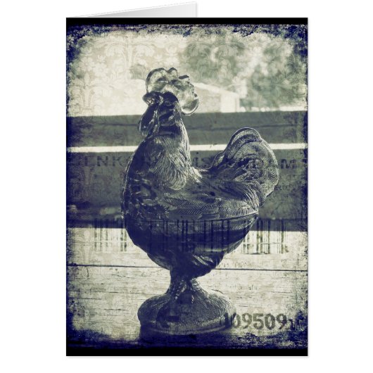  rooster van glas (Voorkant)