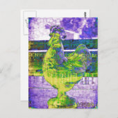  rooster van glas 2 briefkaart (Voorkant / Achterkant)