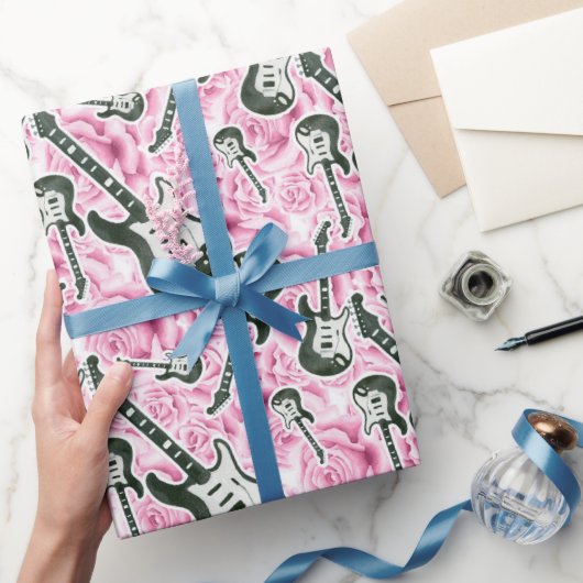 Rooster van het roos van tieners cadeaupapier (Geschenken)