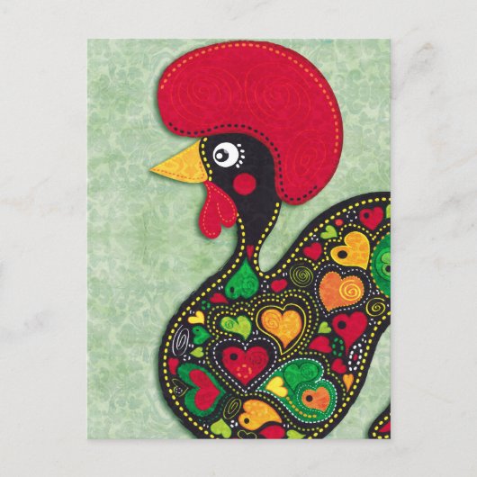 Rooster van Portugal Briefkaart (Voorkant)