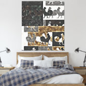 ROOSTER VINTAGE #2 - Toile enroulée (Insitu(Chambre))