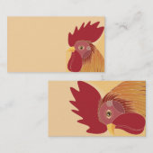 Rooster Visitekaartje (Voorkant / Achterkant)