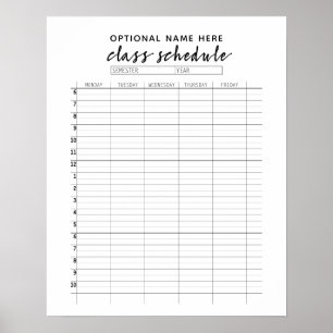 Rooster voor Semester - boho arch patroon Poster