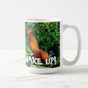 Rooster "Wake Up"-Mok Koffiemok