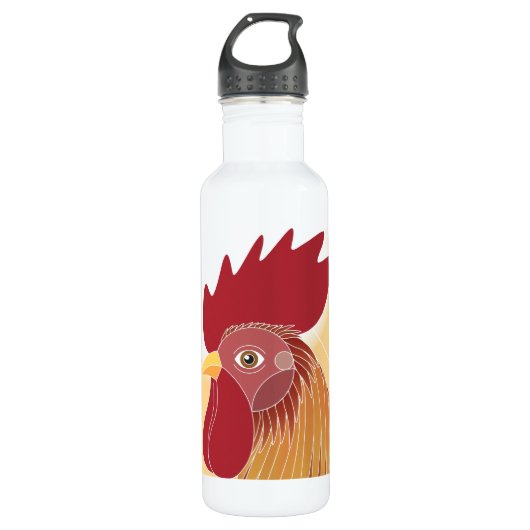 Rooster Waterfles (Voorkant)