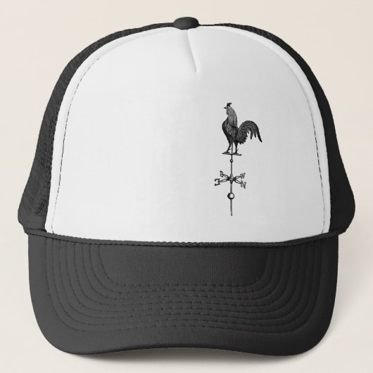  Rooster Weather Vane Trucker Pet (Voorkant)