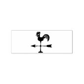 Rooster Weathervane Rubberstempel (Gestempeld)