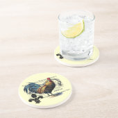 Rooster Zandsteen Onderzetter (Zijkant)