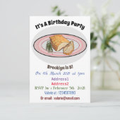 Roosterdvarkensbuik, afbeelding cartoon kaart (Staand voorkant)