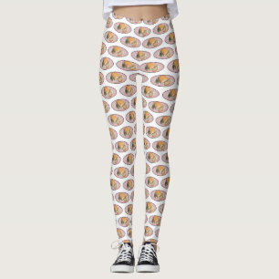 Roosterdvarkensbuik, afbeelding cartoon leggings