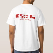 Roosterend licht T-shirt (Nautical Flags Back) (Achterkant)