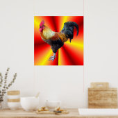 Roosterflits Poster (Keuken)