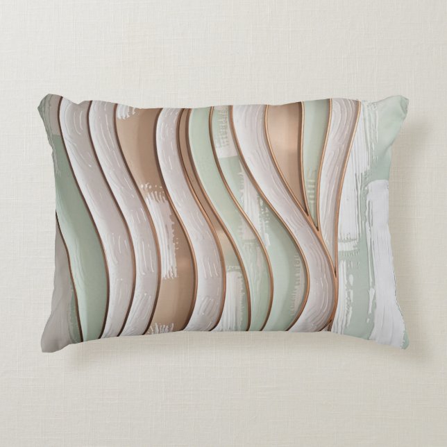 roostergolven accent kussen (Voorkant)