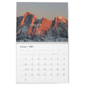 Roosterkalender voor bergen kalender (Jan 2027)
