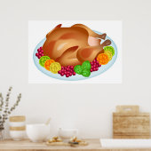 Roosterkalkoen Poster (Keuken)