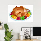Roosterkalkoen Poster (Thuiskantoor)