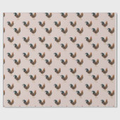 Roosters Cadeaupapier (Vlak)
