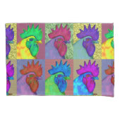 Roosters Gone Wild. Kussensloop (Voorkant)