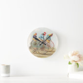 Roosters op fietsen Ronde Klok (Huis)