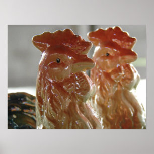  Roosters Poster