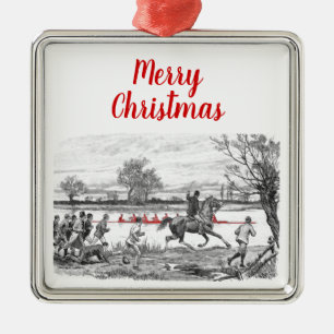  Roosters van de Bemanner op Horseback Metalen Ornament