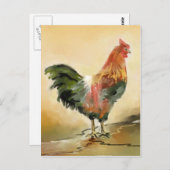 Roosterschilderij Briefkaart (Voorkant / Achterkant)
