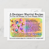 Root Beer Float Ice Cream Martini Recept Briefkaar Briefkaart (Voorkant / Achterkant)