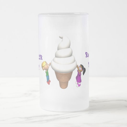 Root Beer Float Kind Ice Cream Frosted Mok (Center)