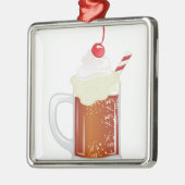 Root Beer Float Metalen Ornament (Links)